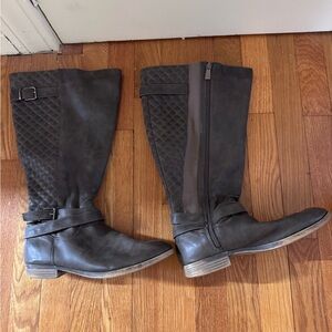 torrid Quilted Over-The-Knee Riding Boots - Brown